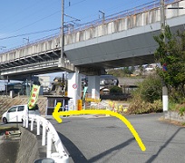 新幹線ガード前