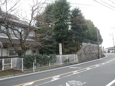 箕島神社横の道