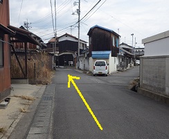 綾浦の旧道