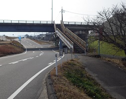 清内橋への階段