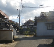 藤戸寺からの道
