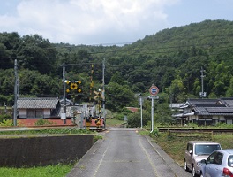 温泉場踏切