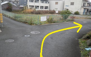 鉄砲町の道2