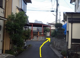 鉄砲町の道3