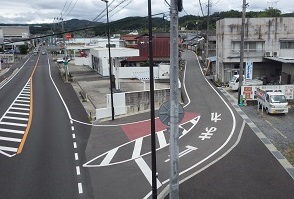 陸橋の上