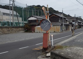 牛窓西小学校前