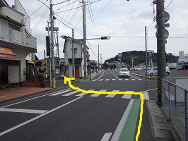 綾浦の旧道