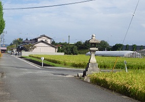 常夜燈のある道