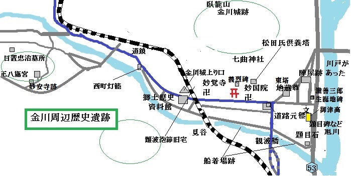 金川全図