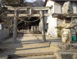 石長姫神社の鳥居